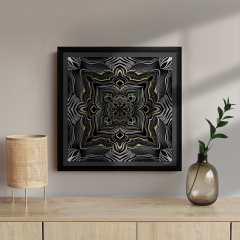 Sound Mandala Limited Edition Screen Print by Chris Saunders